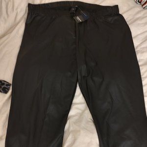 Torrid faux leather look Black Leggings 3x